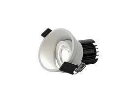 DM201660  Bania A 9 Powered by Tridonic  9W 3000K 770lm 24° CRI>90 LED Engine, 250mA White Adjustable Recessed Spotlight, IP20